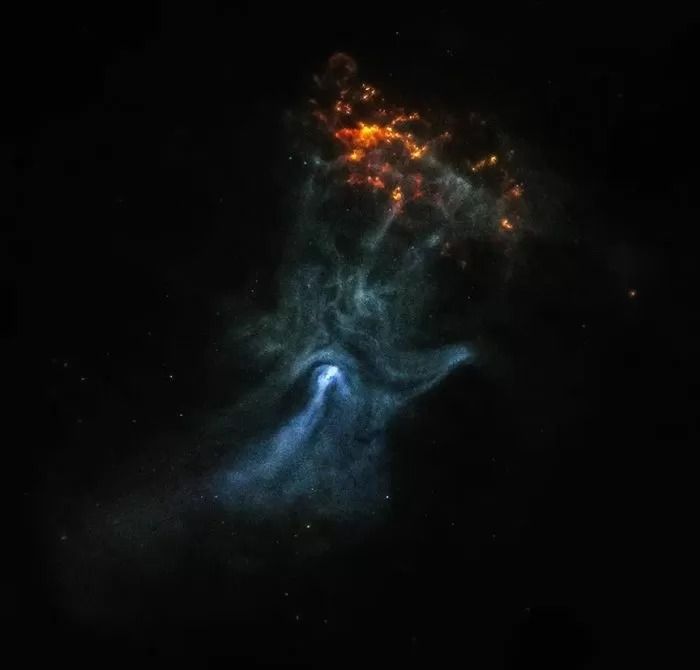 La Mano de Dios descubierta por la NASA es una nebulosa galáctica