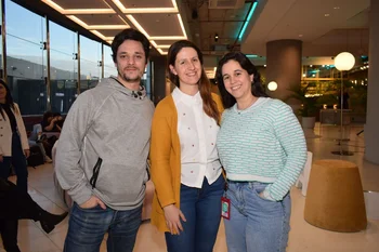Gonzalo Calandria, Candela Igounet y Carolina Quiroga