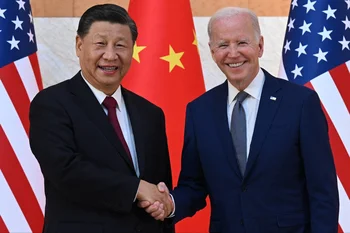 Xi y Biden en la cumbre del G20, realizada en Indonesia en noviembre del año pasado