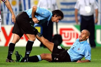 Álvaro “Chino” Recoba y Darío Rodríguez en la selección uruguaya en el Mundial 2002