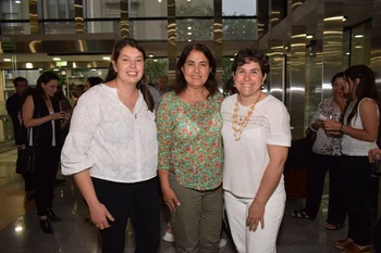 Silvia Bentancur, Alejandra y Estela Santos