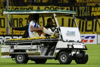 Tiago GFalletto se fue lesionado
