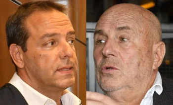 Ignacio Ruglio y Edgardo Novick disputan la presidencia de Peñarol el sábado