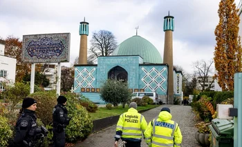 La “mezquita azul”, en Hamburgo, fue uno de los 54 lugares allanados por la Policía alemana.