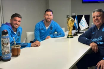 La cábala obligada antes de cada partido de Argentina