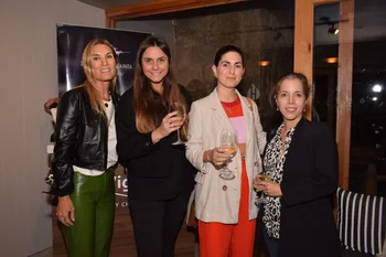 Malena Algorta, Stephania Berti, Angelina Martínez y Natalia García