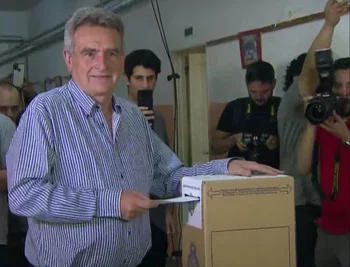 Votó Agustín Rossi