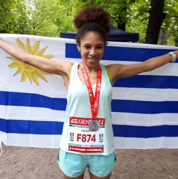 Valeria Silvera, maratonista uruguaya