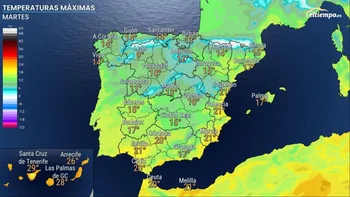 Las temperaturas bajan en toda España.