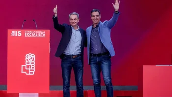 José Luis Rodríguez Zapatero y Pedro Sánchez, en una imagen de archivo.