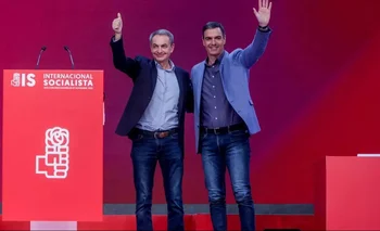 José Luis Rodríguez Zapatero y Pedro Sánchez, en una imagen de archivo.