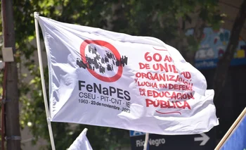 Manifestación de Fenapes ante ANEP el 22 de noviembre de 2023