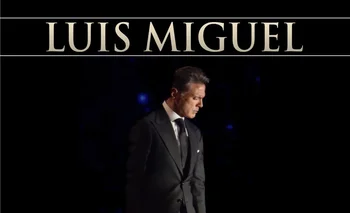 Cartel del concierto de Luis Miguel en el Estadio Santiago Bernabéu.