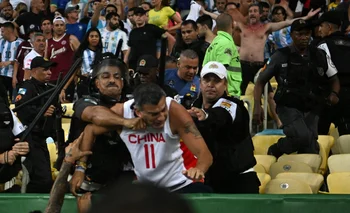 Incidentes en el partido Brasil-Argentina, en el Maracaná
