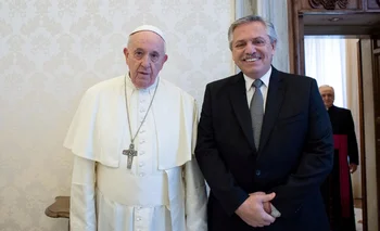 El Papa Francisco y Alberto Fernández