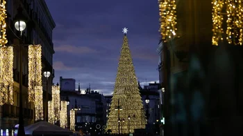 Arbol de Navidad en Madrid