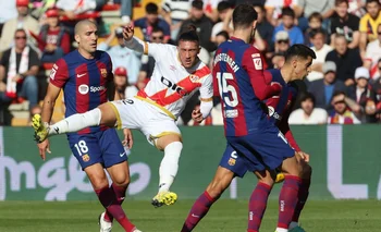 Alfonso Espino durante el partido de este sábado contra Barcelona