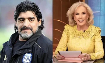 Maradona fue recordado por Mirtha