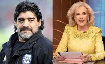 Maradona fue recordado por Mirtha