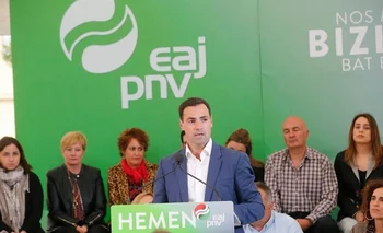 El candidato a Lehendakari por el PNV, Imanol Pradales.