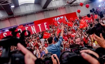 Foto de archivo de un acto del PSOE.