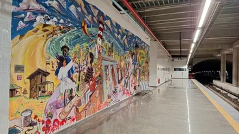 El mural uruguayo en Brasilia