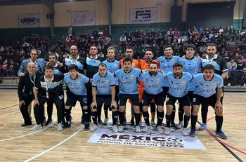 La selección uruguaya en el Mundial de futsal de México