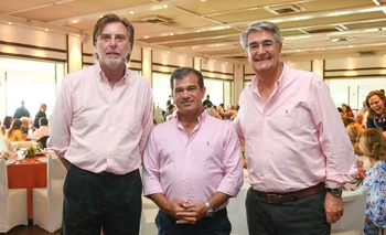 Eduardo Payovich, Carlos Manini y Horacio Vilaró
