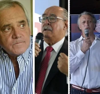 José Fuentes, Raúl Giuria y Daniel Majic van este sábado por la presidencia de Nacional