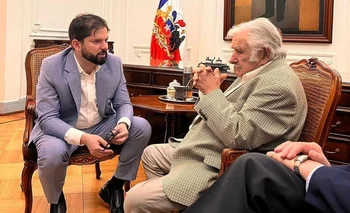 Gabriel Boric y José Mujica