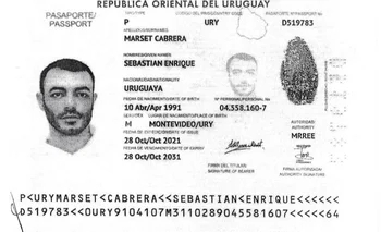 El pasaporte uruguayo que obtuvo Marset