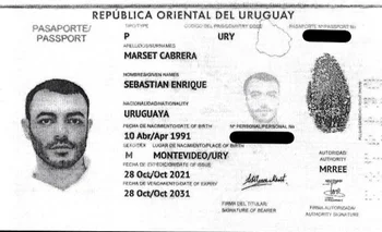 Pasaporte uruguayo otorgado a Sebastián Marset