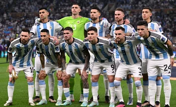 El equipo de Argentina que comenzó jugando la final ante Francia