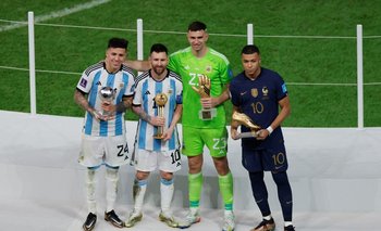 Fernández, Messi, Martínez y Mbappé