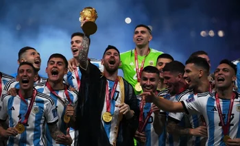 Messi y su banda celebró el duodécimo título mundial de Sudamérica
