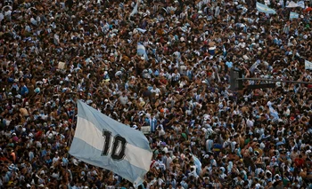 La 10 en una marea humana: Argentina