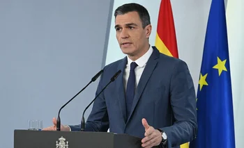 El presidente del Gobierno español Pedro Sánchez