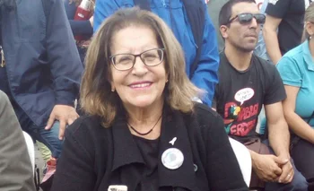 Marta Iglesias, presidenta y fundadora de Mujeres de Negro y madre del exfutbolista Paolo Montero