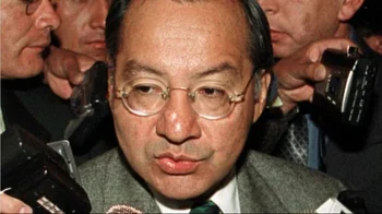 Manuel Rocha cuando era embajador de Estados Unidos en Bolivia.