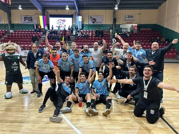 El festejo de Uruguay al pasar a la final del Mundial de Futsal de México