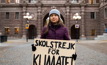 “El acuerdo es una coartada que les sirve a los líderes mundiales para ignorar el calentamiento global”, afirmó la joven sueca. 