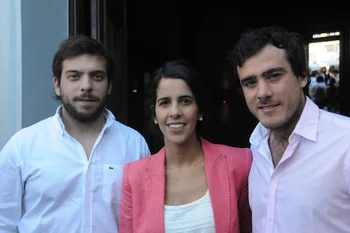 Leonardo Silveira, Ana Carrero y Martín Giura