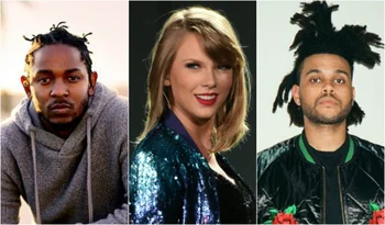 Kendrick Lamar, Taylor Swift y The Weeknd