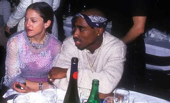 Madonna y el rapero Tupac Shakur