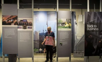 EL museo de tributo al 9/11 es visitado por Anthony Palmieri, un trabajador activo el día de los atentados. 