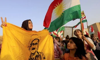 Los kurdos votaron a favor de la independencia de Irak. AFP