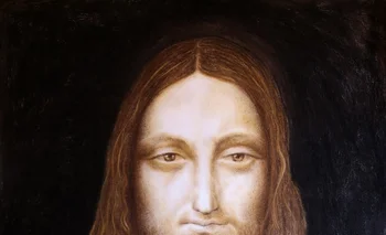 <i>Il Povero Salvator Mundi</i>, obra pintada por el artista Leandro Gómez Guerrero