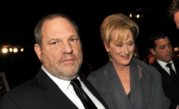 Harvey Weinstein junto a Meryl Streep
