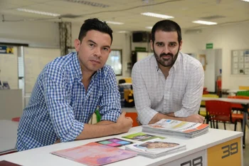 Ignacio Ferrari y Rodrigo Machado, dos de los fundadores de Como en casa