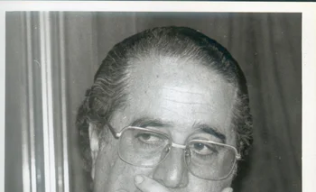 Pablo García Pintos en 1993, cuando era secretario de Presidencia en el período de Lacalle 